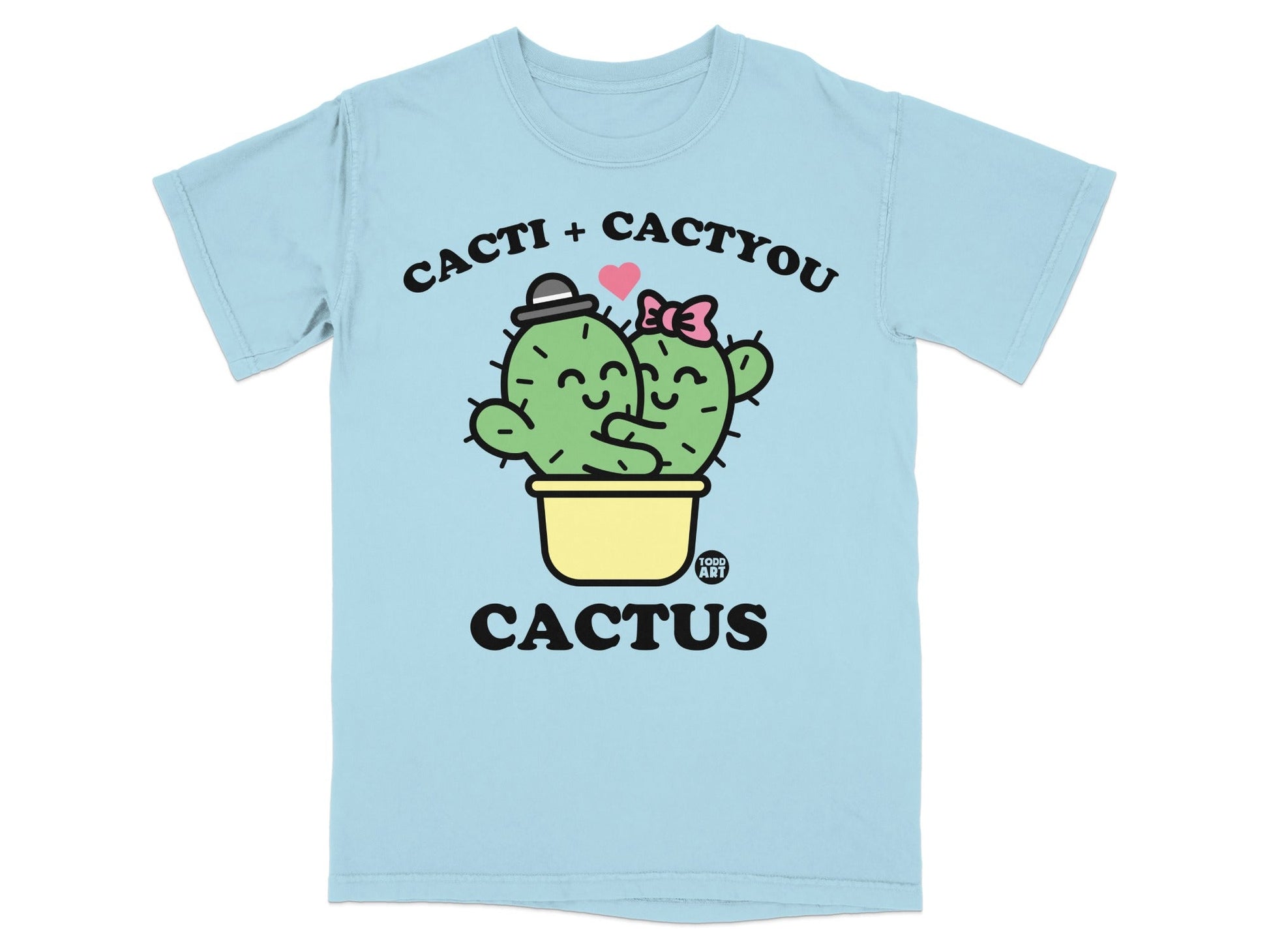 Cacti Cactyou Cute Love Cartoon Cactus T-Shirt