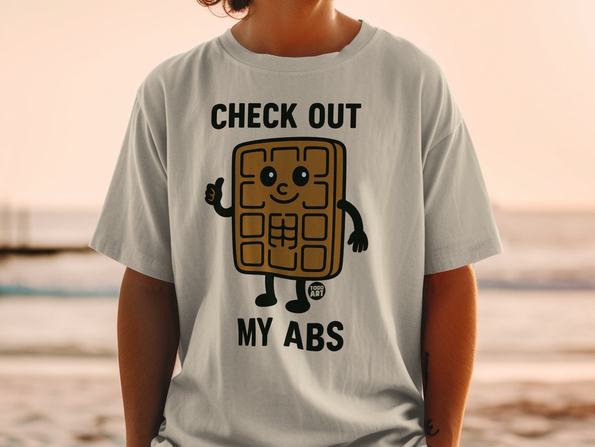 Check Out My Abs Funny Graphic T-Shirt