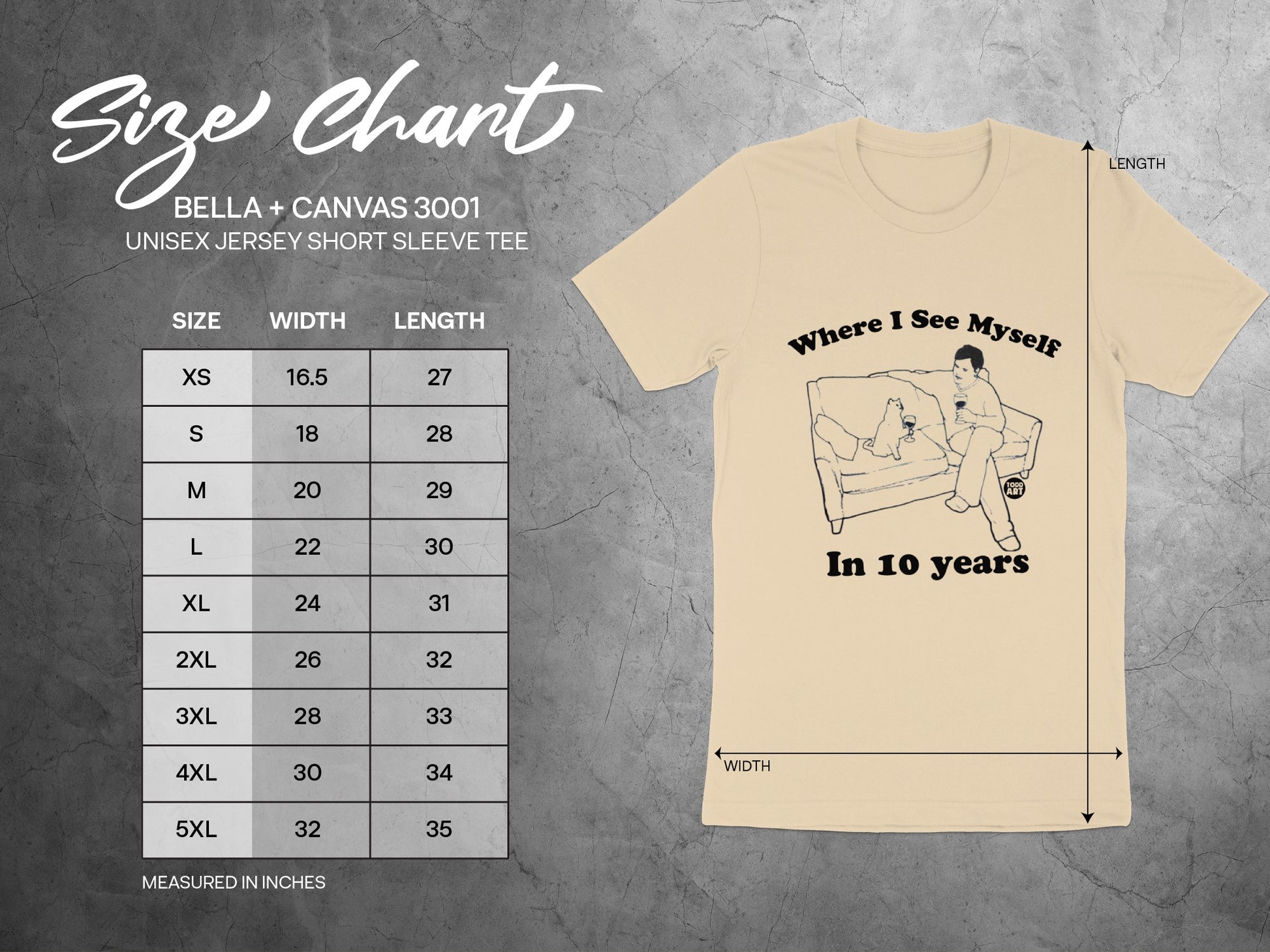 Where I See Myself In 10 Years Unisex Jersey Tee