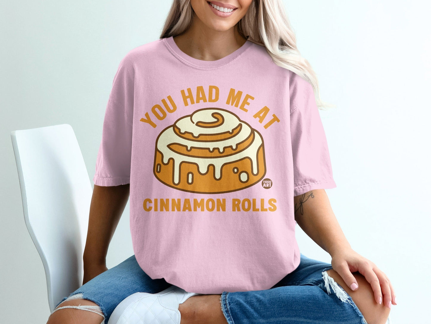 You Had Me At Cinnamon Rolls Graphic T-Shirt