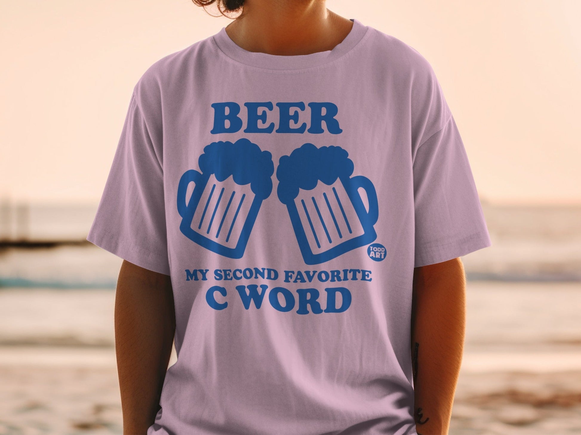 Beer My Second Favorite C Word Graphic Tee
