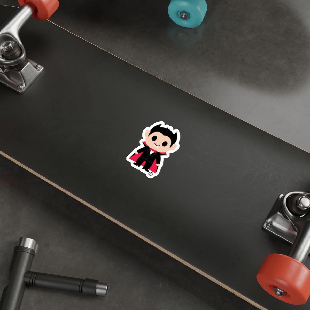 Cute Vampire Character Sticker for Any Surface