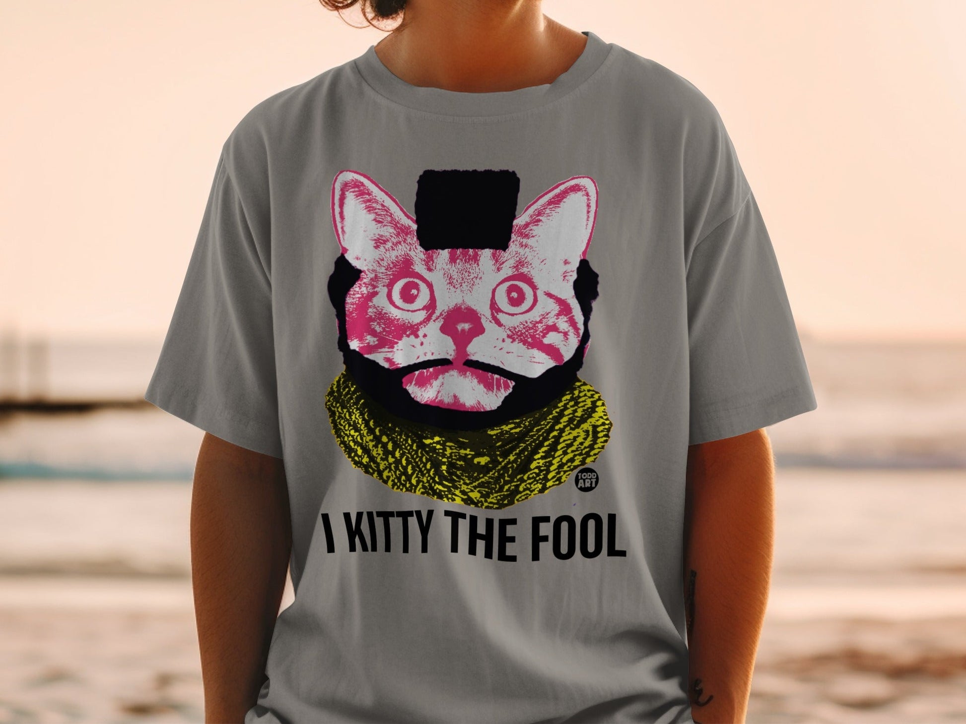 I Kitty The Fool Funny Cat Graphic Design T-Shirt