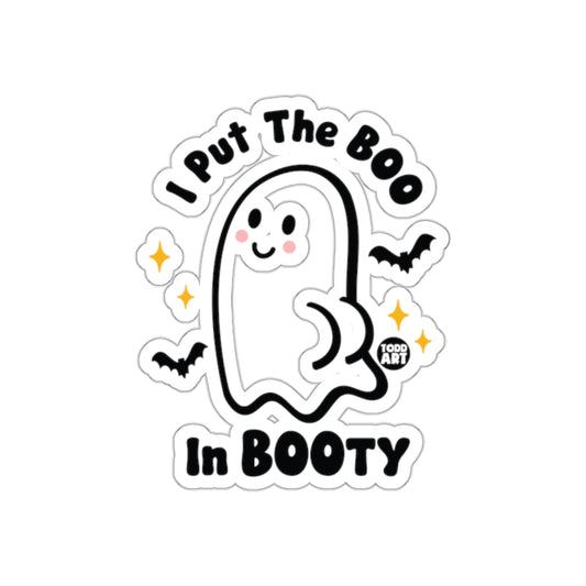 I Put The Boo In Booty Ghost Sticker Fun Product