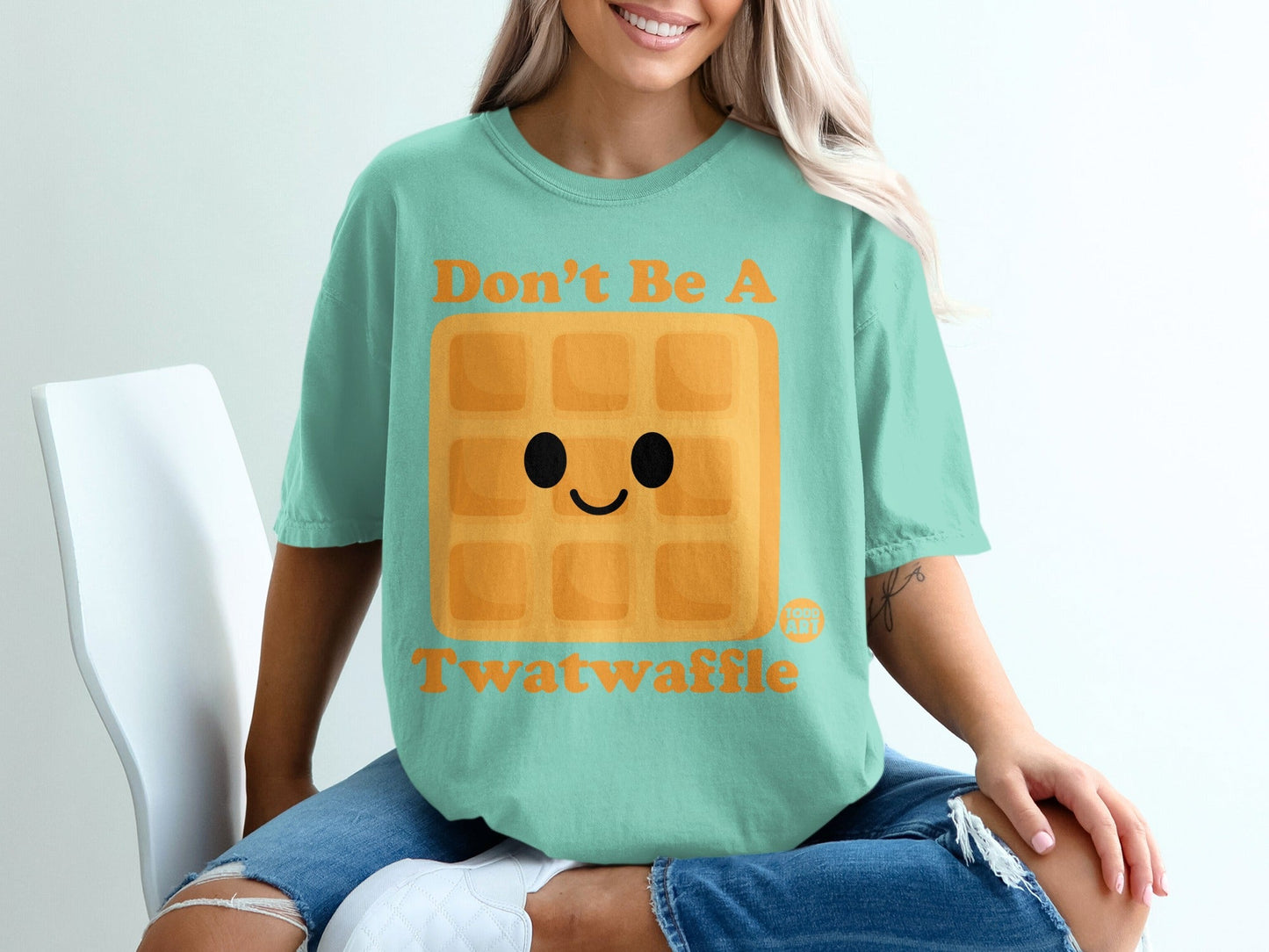 Don't Be A Twatwaffle Funny Graphic Tee Shirt