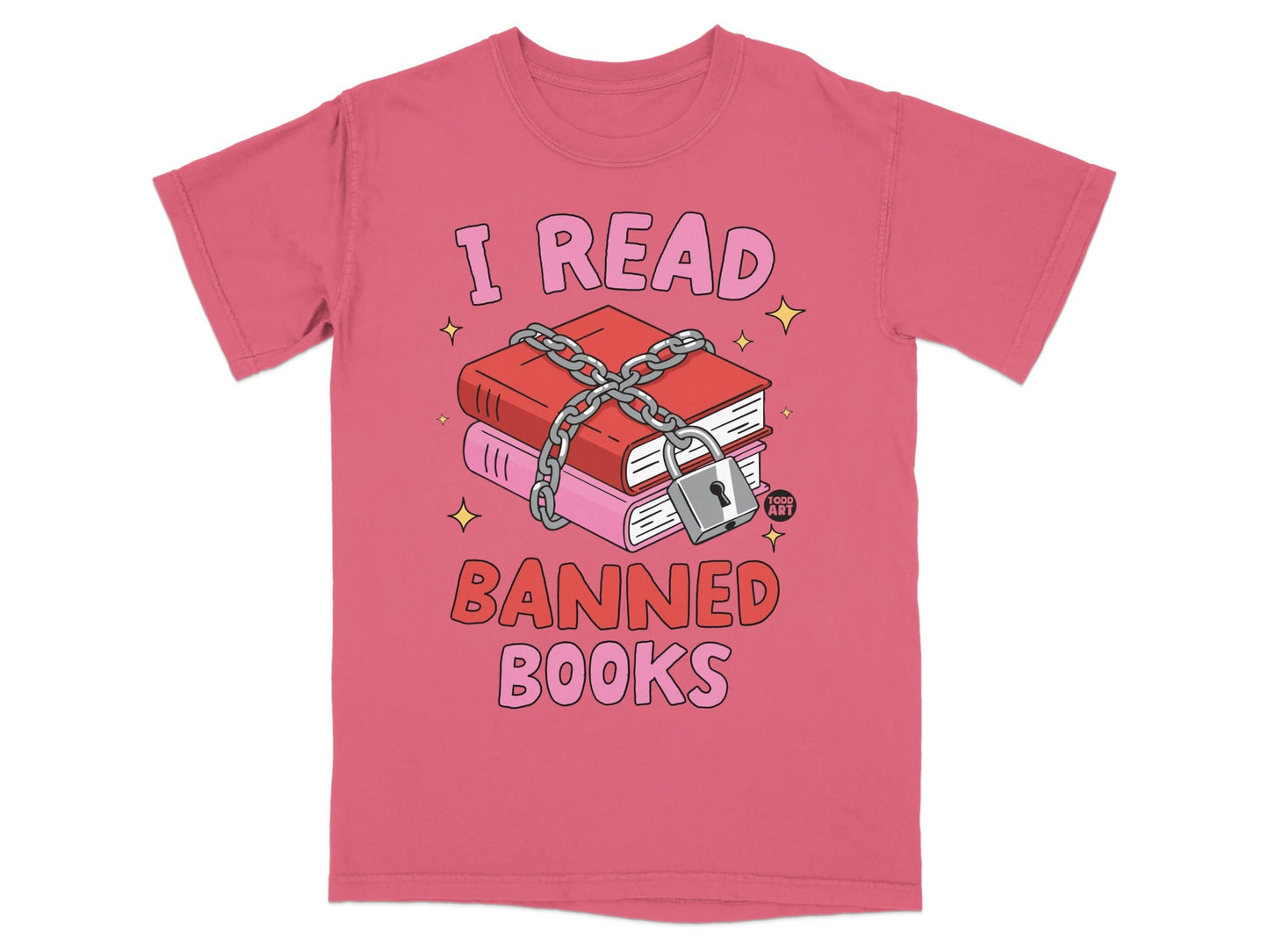 I Read Banned Books Graphic T-Shirt for Book Lovers