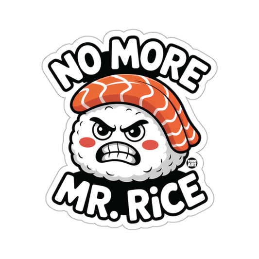 Angry Sushi No More Mr Rice Funny Cartoon Character product type