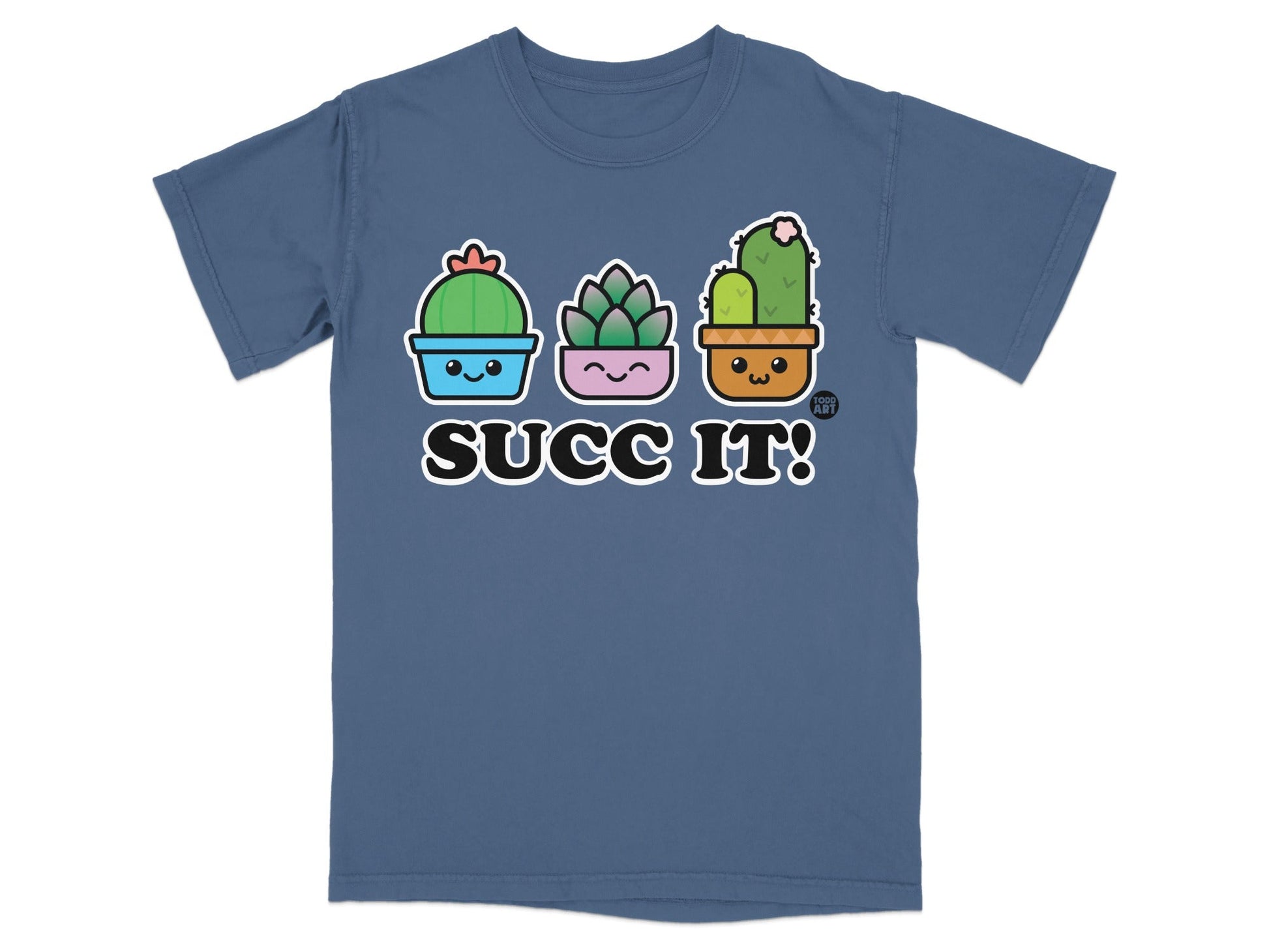Cute Succ It! Cactus Graphic T-Shirt