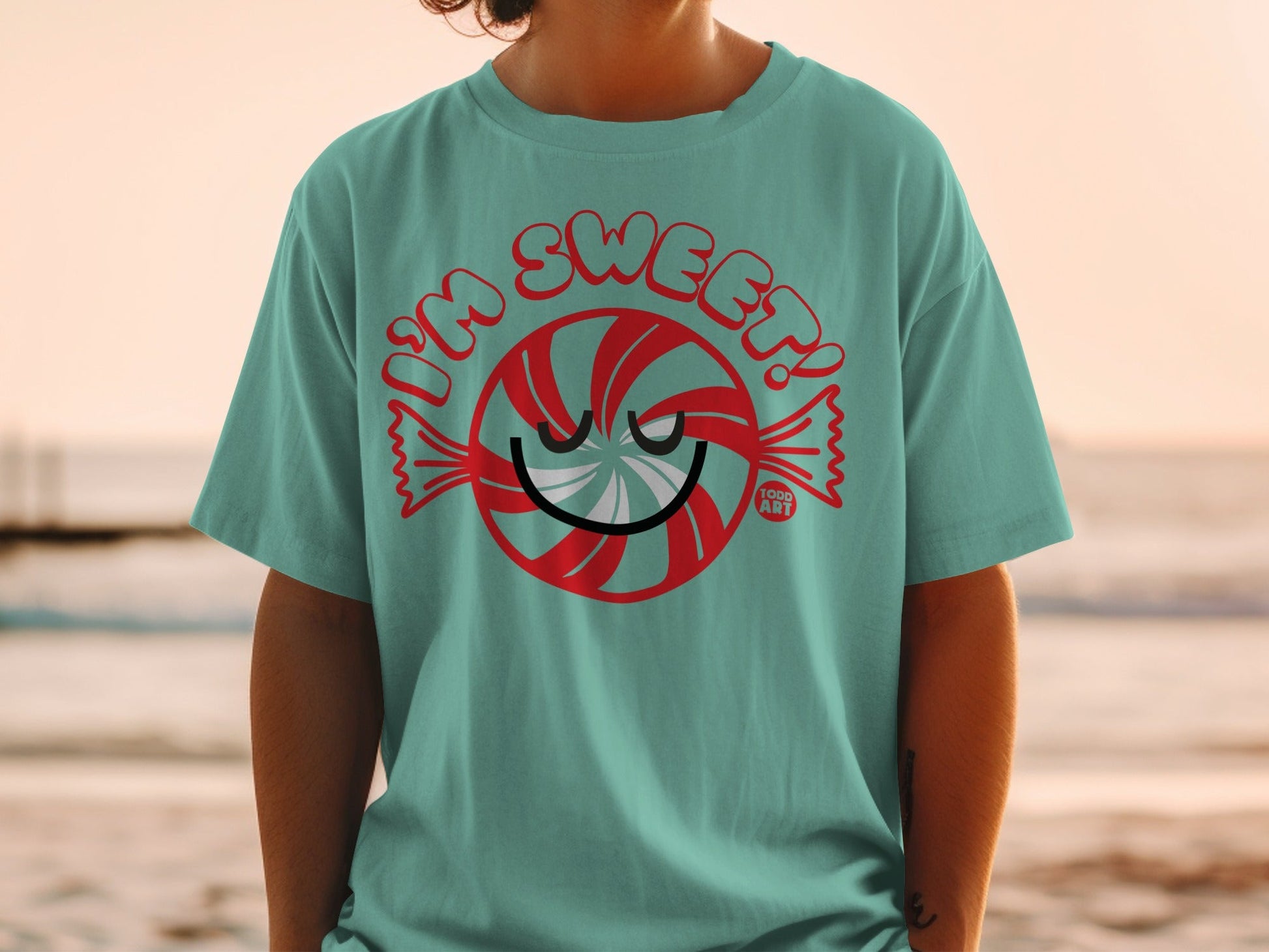 I'm Sweet Peppermint Candy Graphic T-shirt