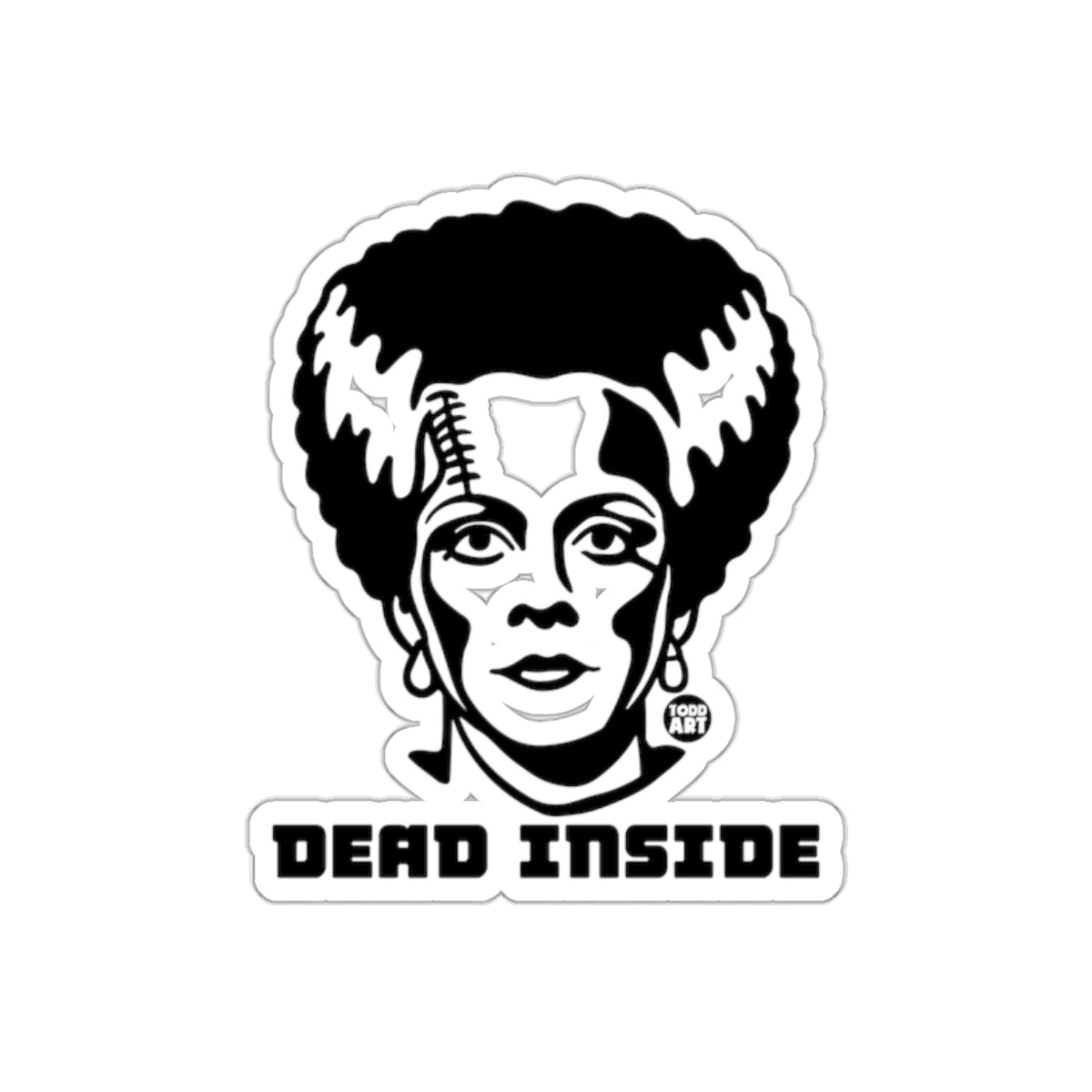 Dead Inside Frankenstein Graphic Sticker Product