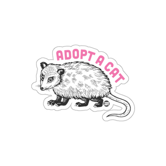 Adopt A Cat Animal Graphic Design For Cat Lovers Stickers