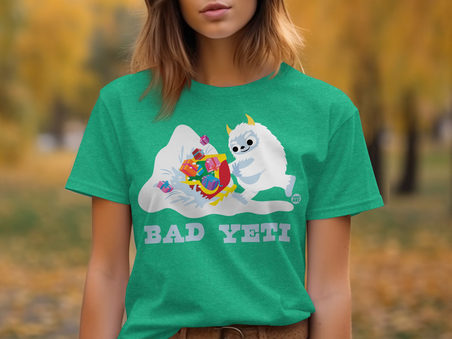 Cute Bad Yeti Funny Graphic Tee Shirt Fun Design