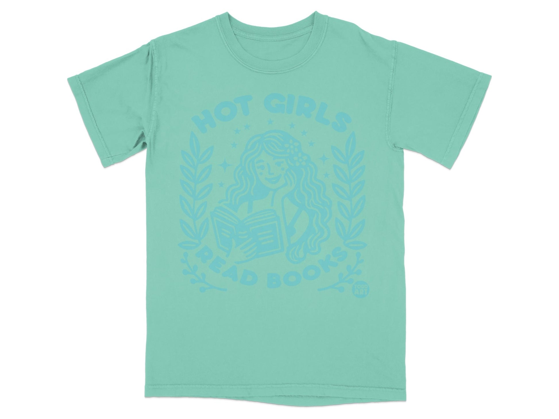 Hot Girls Read Books Graphic Tee for Book Lovers