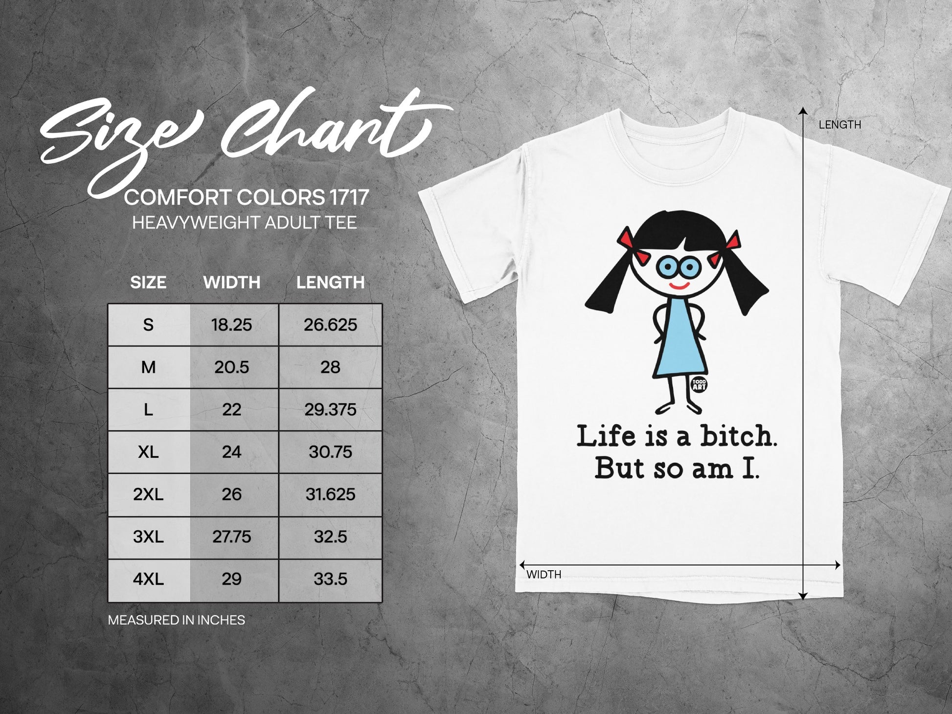 Life is a bitch but so am I graphic t-shirt