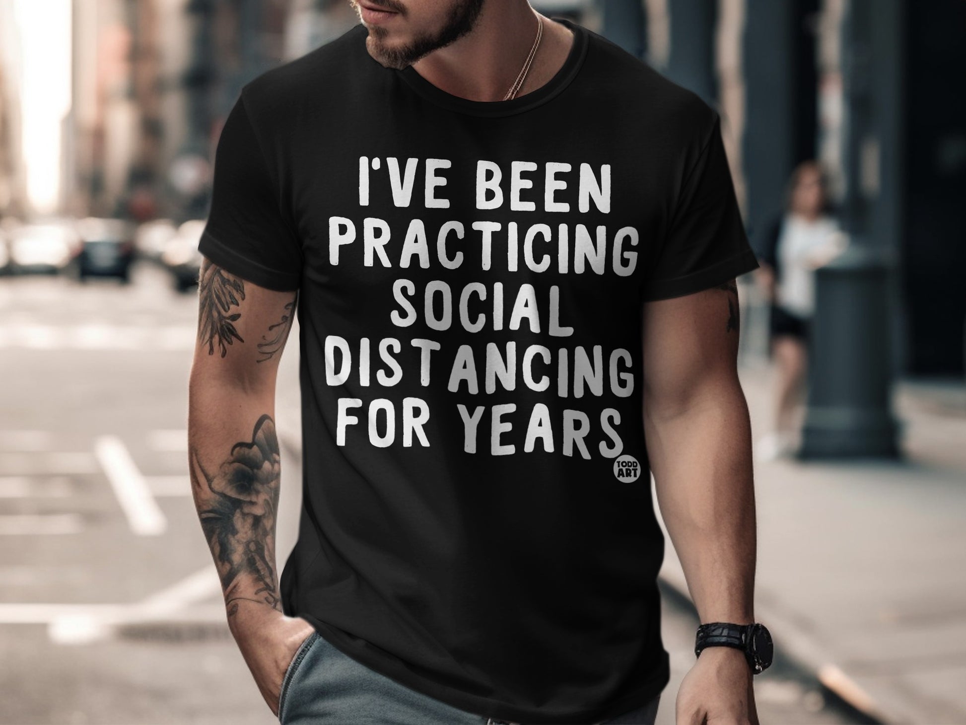 I've Been Practicing Social Distancing For Years Shirt