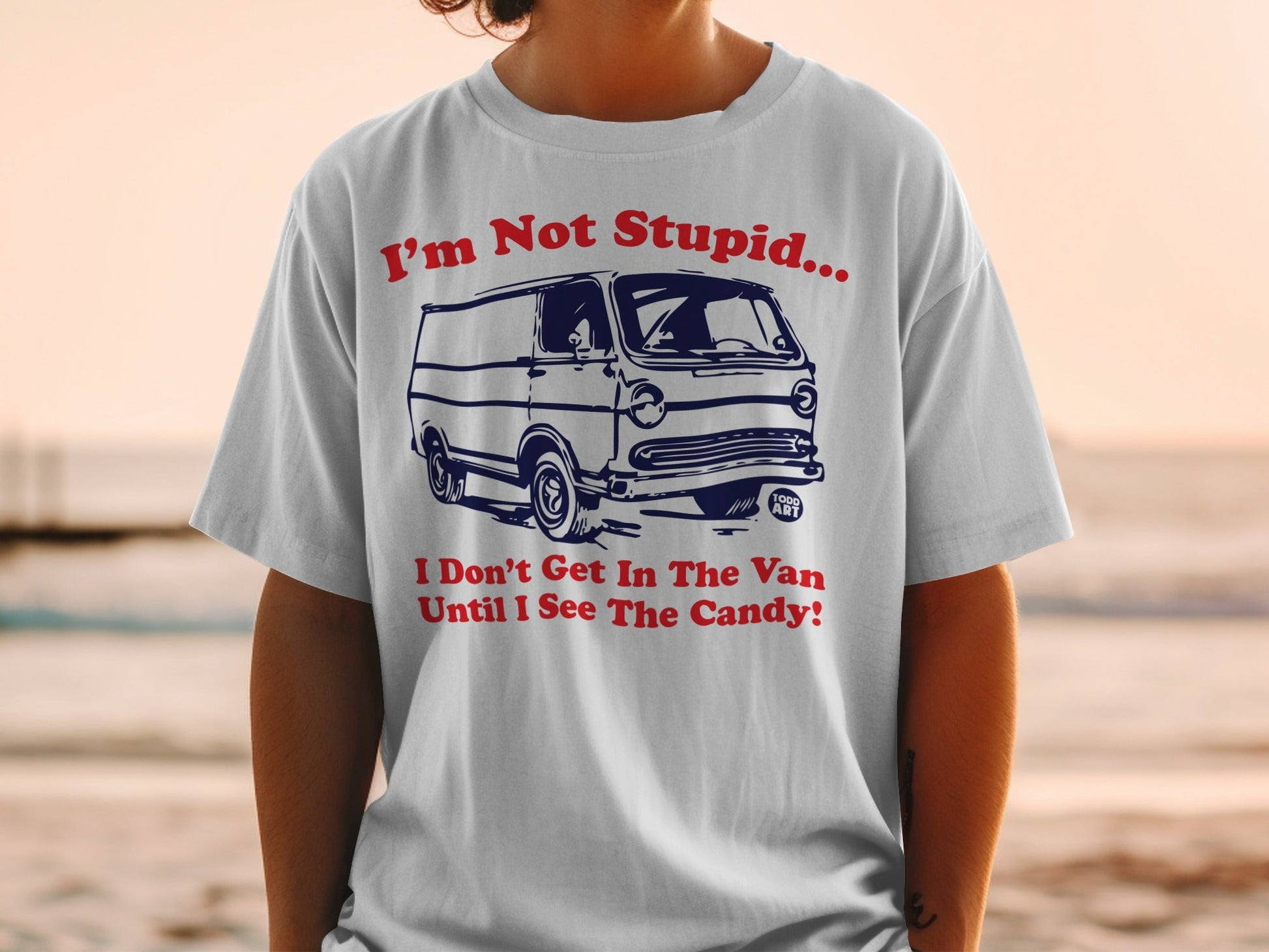 I'm Not Stupid Van Candy Humorous Graphic Tee
