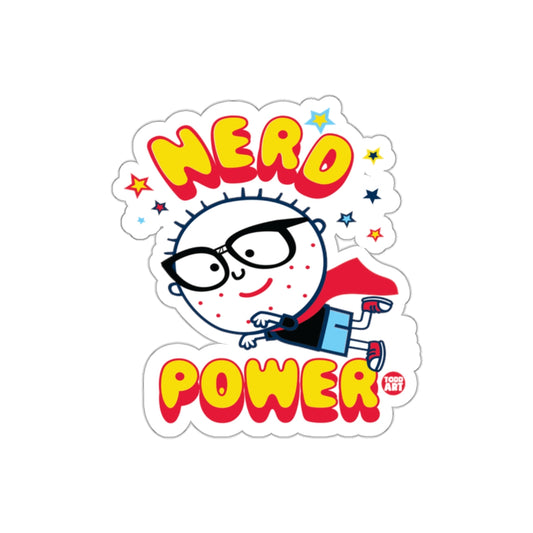 Hero Power Todd Art Flying Superhero Cartoon Boy Stickers