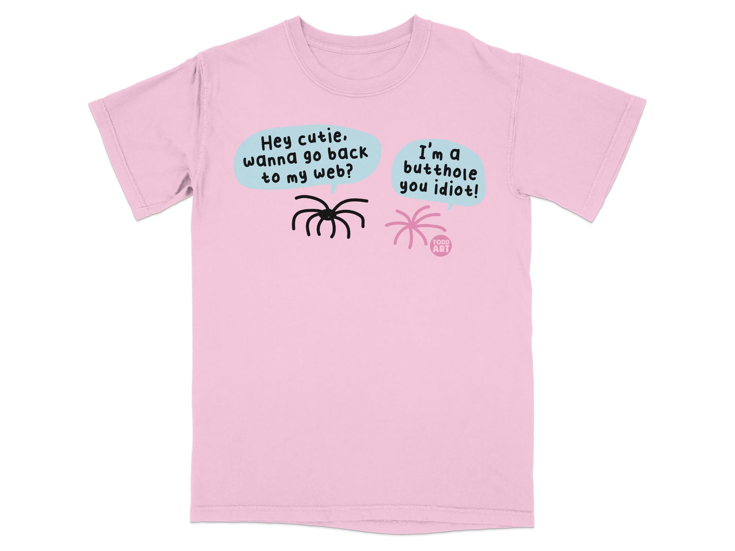 Hey Cutie Wanna Go Back to My Web Graphic T-Shirt
