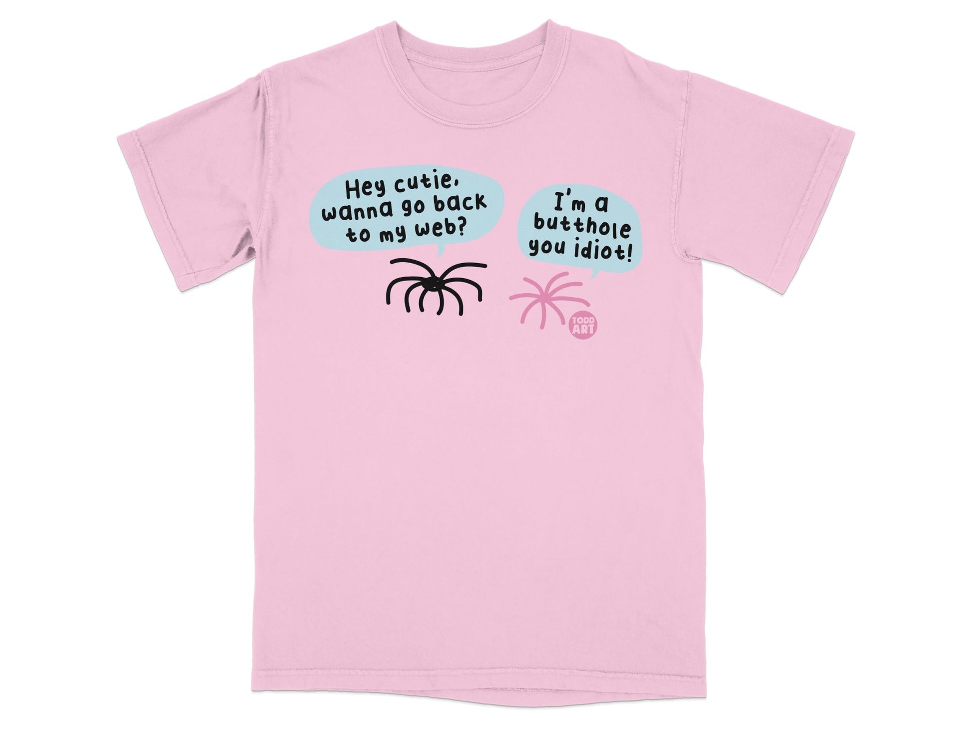 Hey Cutie Wanna Go Back to My Web Graphic T-Shirt