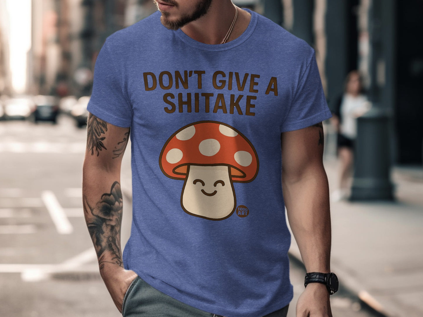 Don't Give a Shitake Graphic Tee Shirt Product