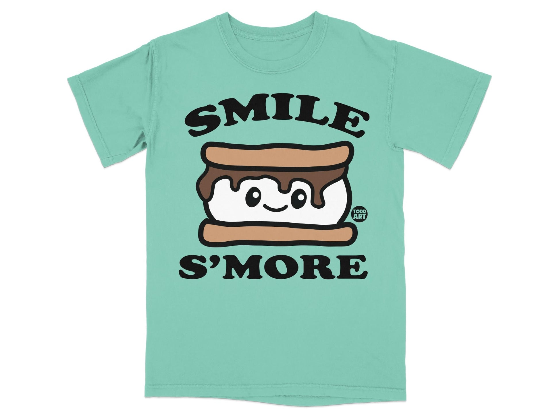 Smile S'more Graphic Tee Fun Summer T-Shirt