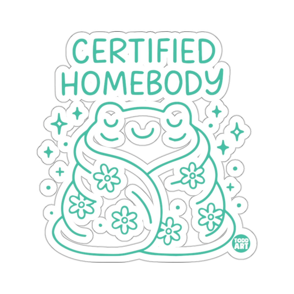 Certified Homebody Frog Blanket Sparkles Flowers product type