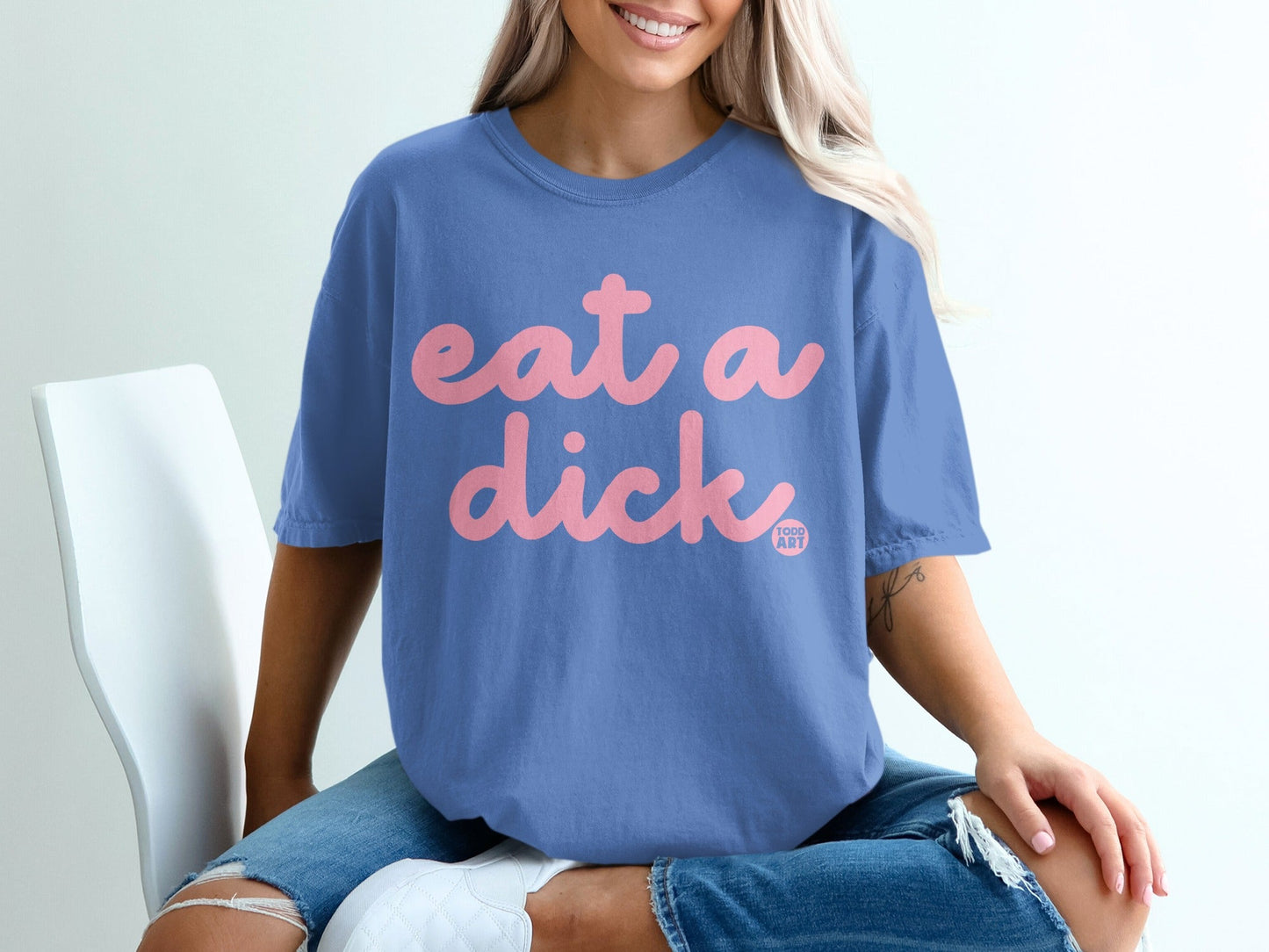 Eat a Dick Todd Art Graphic T-Shirt