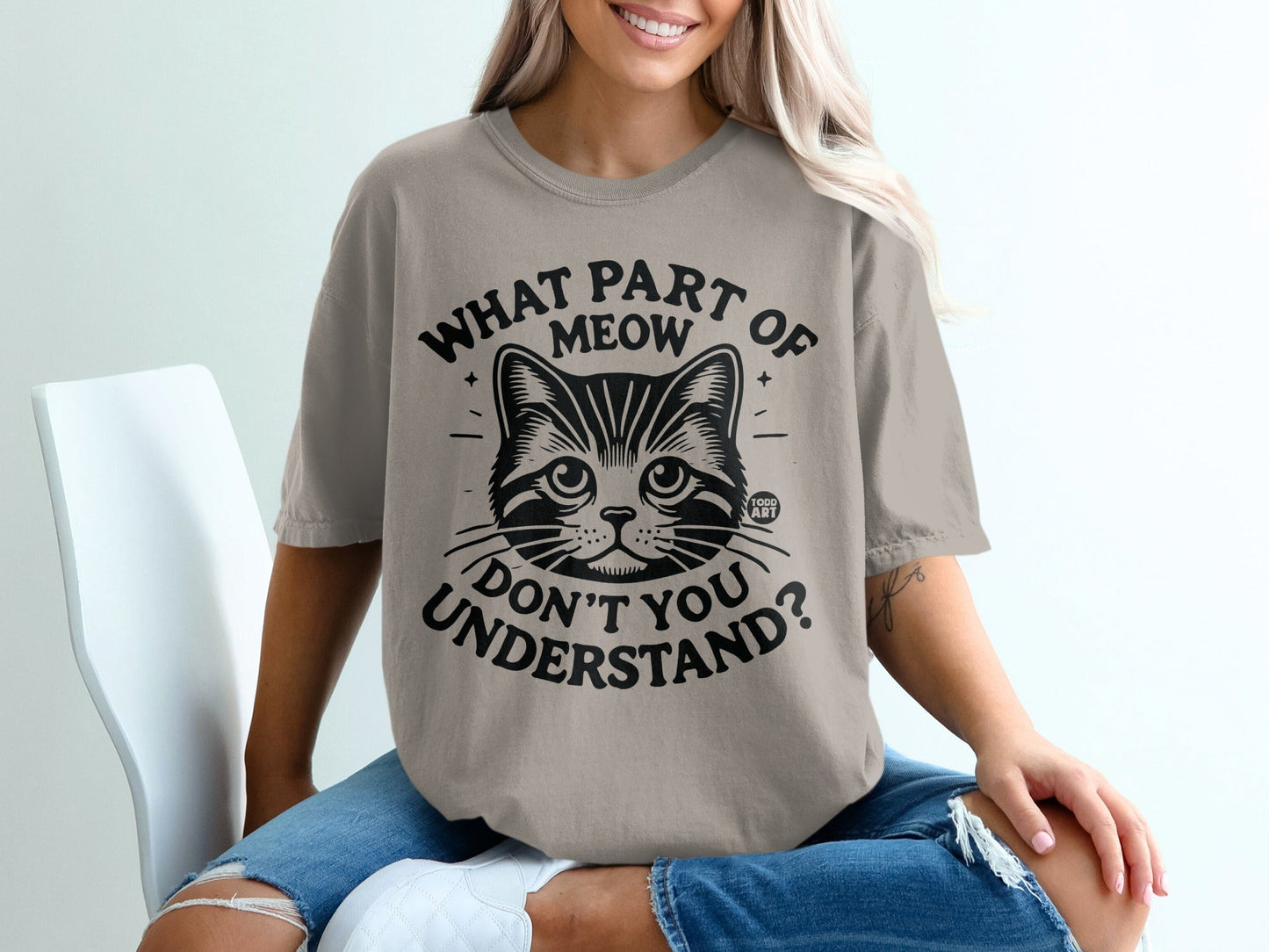 What Part of Meow Don't You Understand Cat Shirt