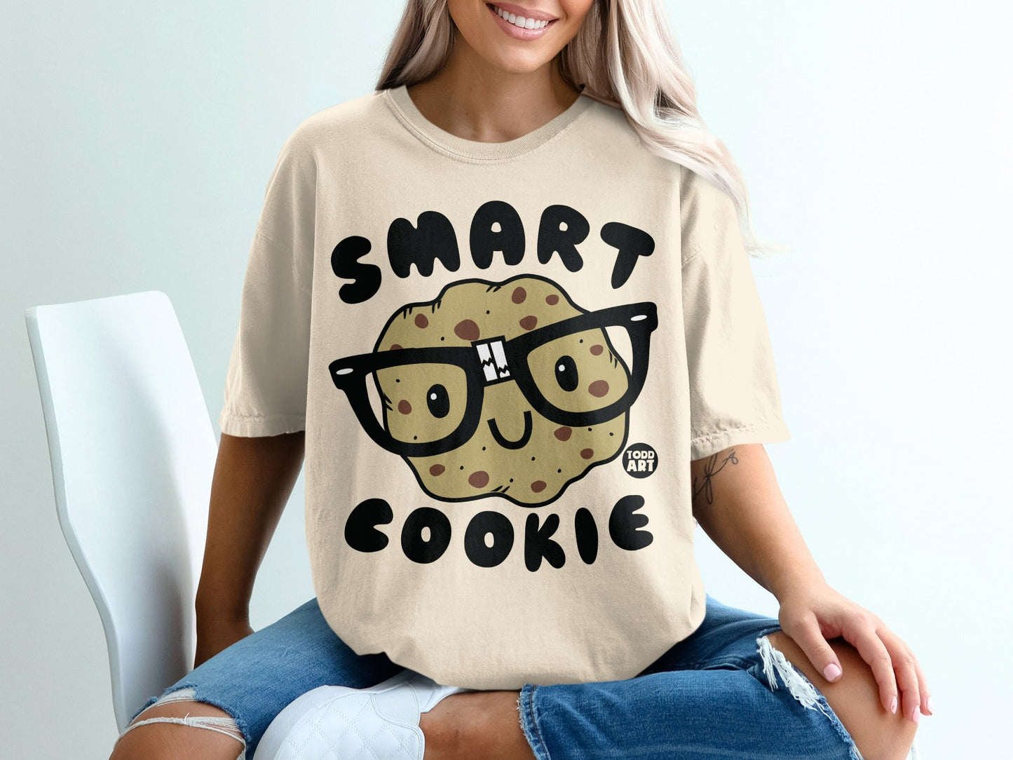 Smart Cookie Graphic T-Shirt Perfect Gift for Nerds