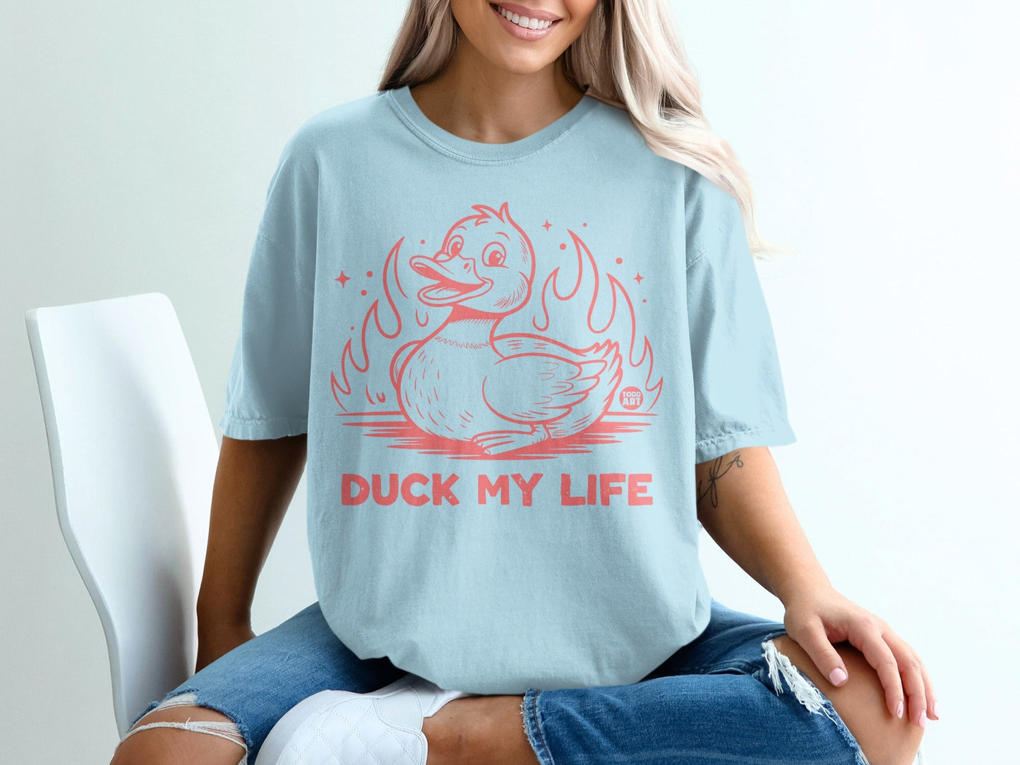 Duck My Life Fun Graphic Tee Shirt