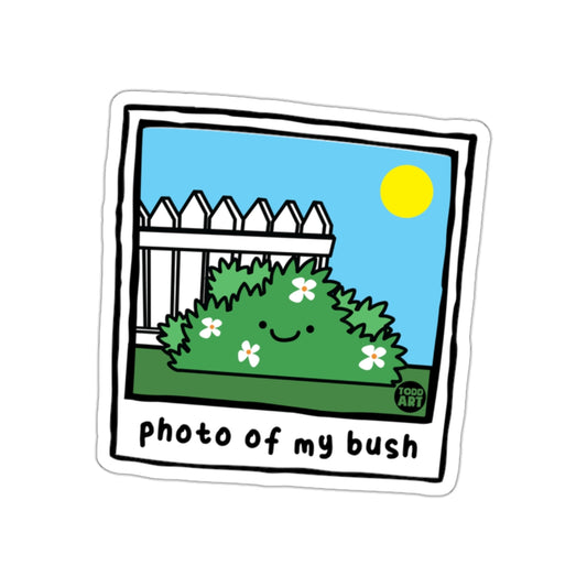 Photo of my Bush Cute Cartoon Bush Art Stickers