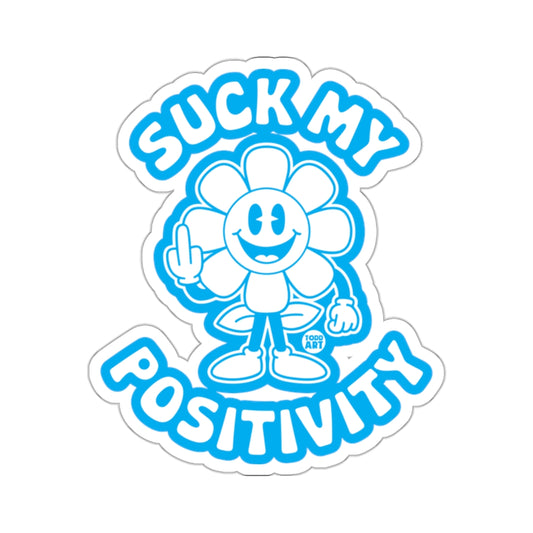 SUCK MY POSITIVITY Funny Flower Cartoon Character product type