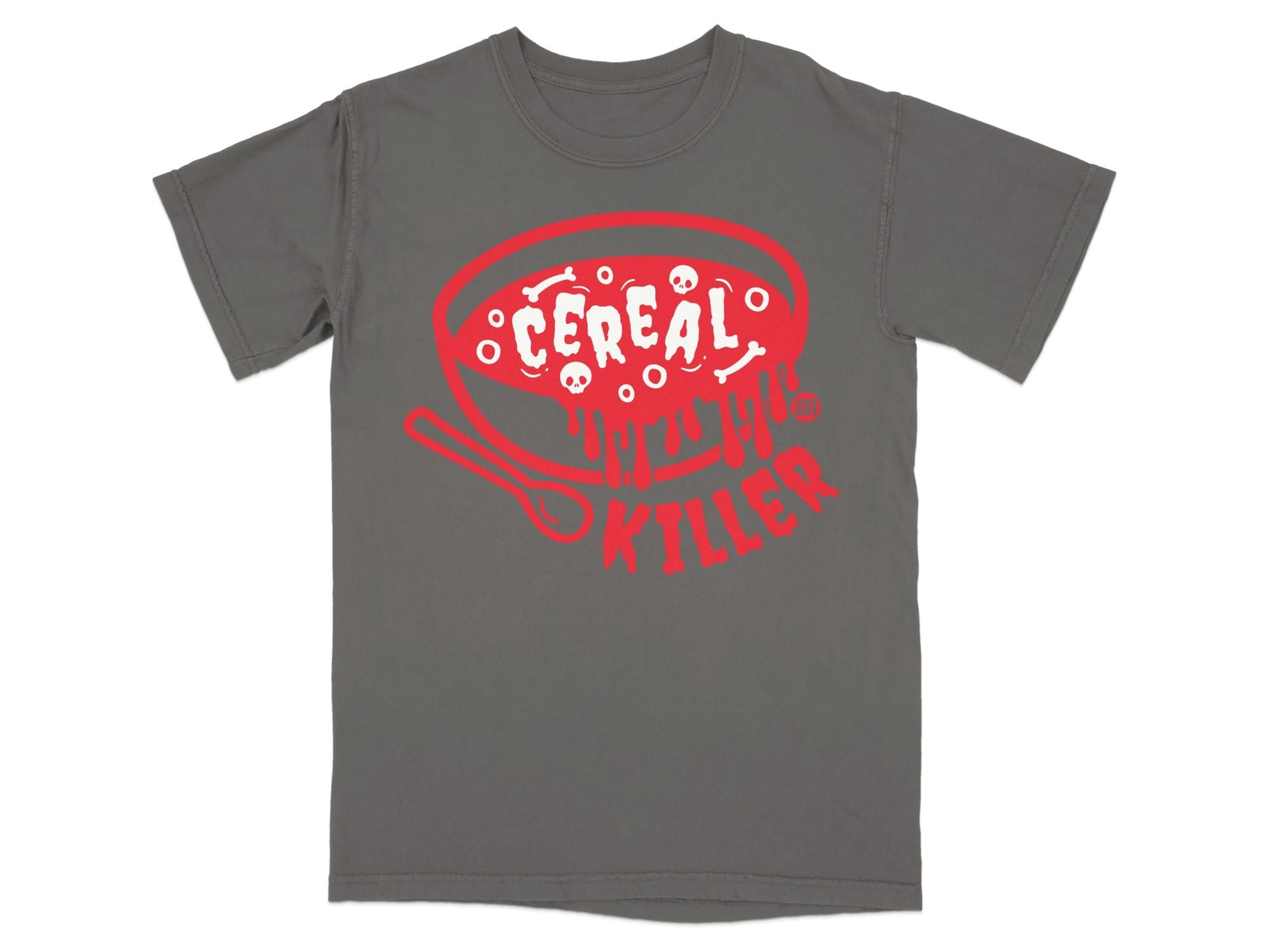 Cereal Killer Graphic Funny Horror Themed T-shirt