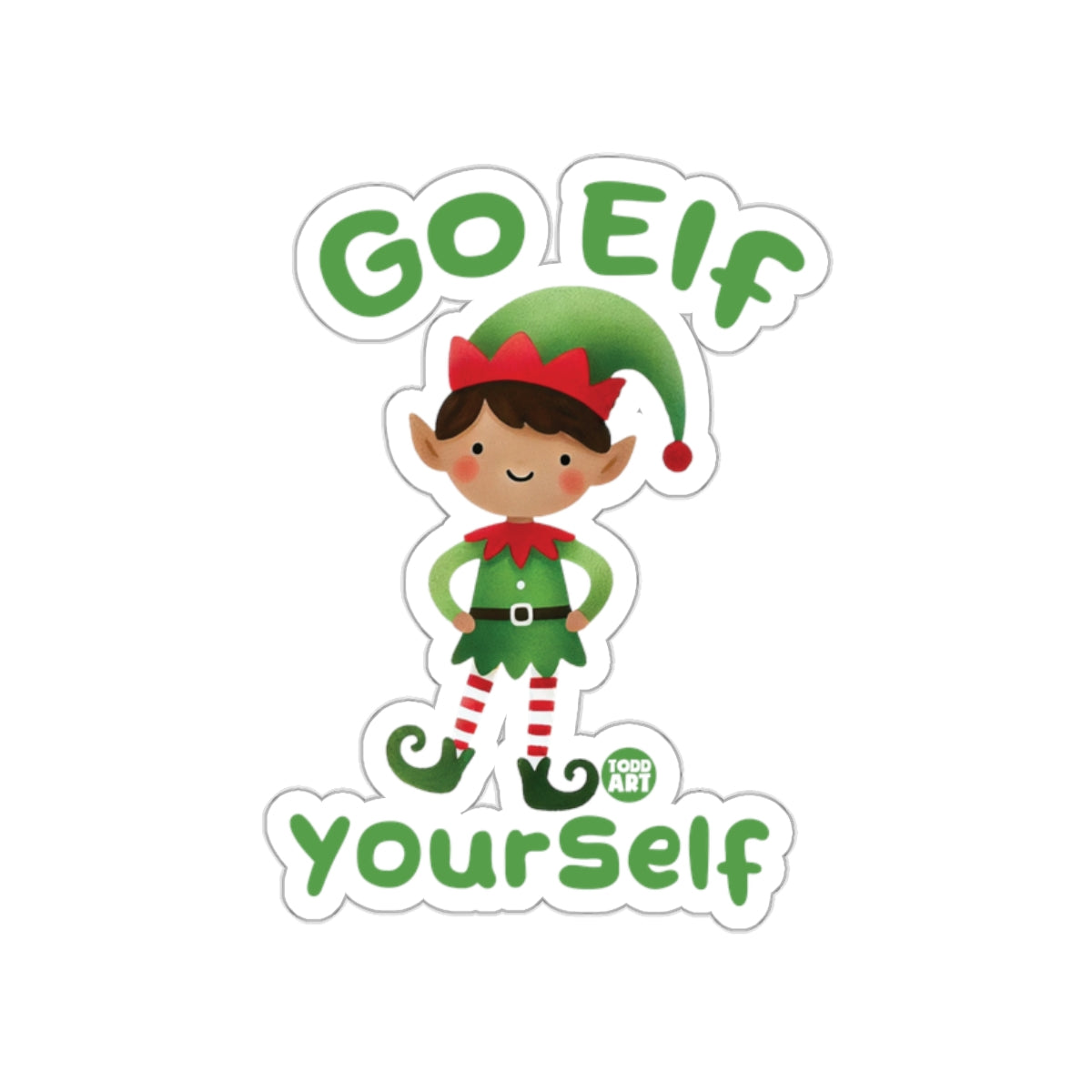 Go Elf Yourself Fun Festive Holiday Stickers
