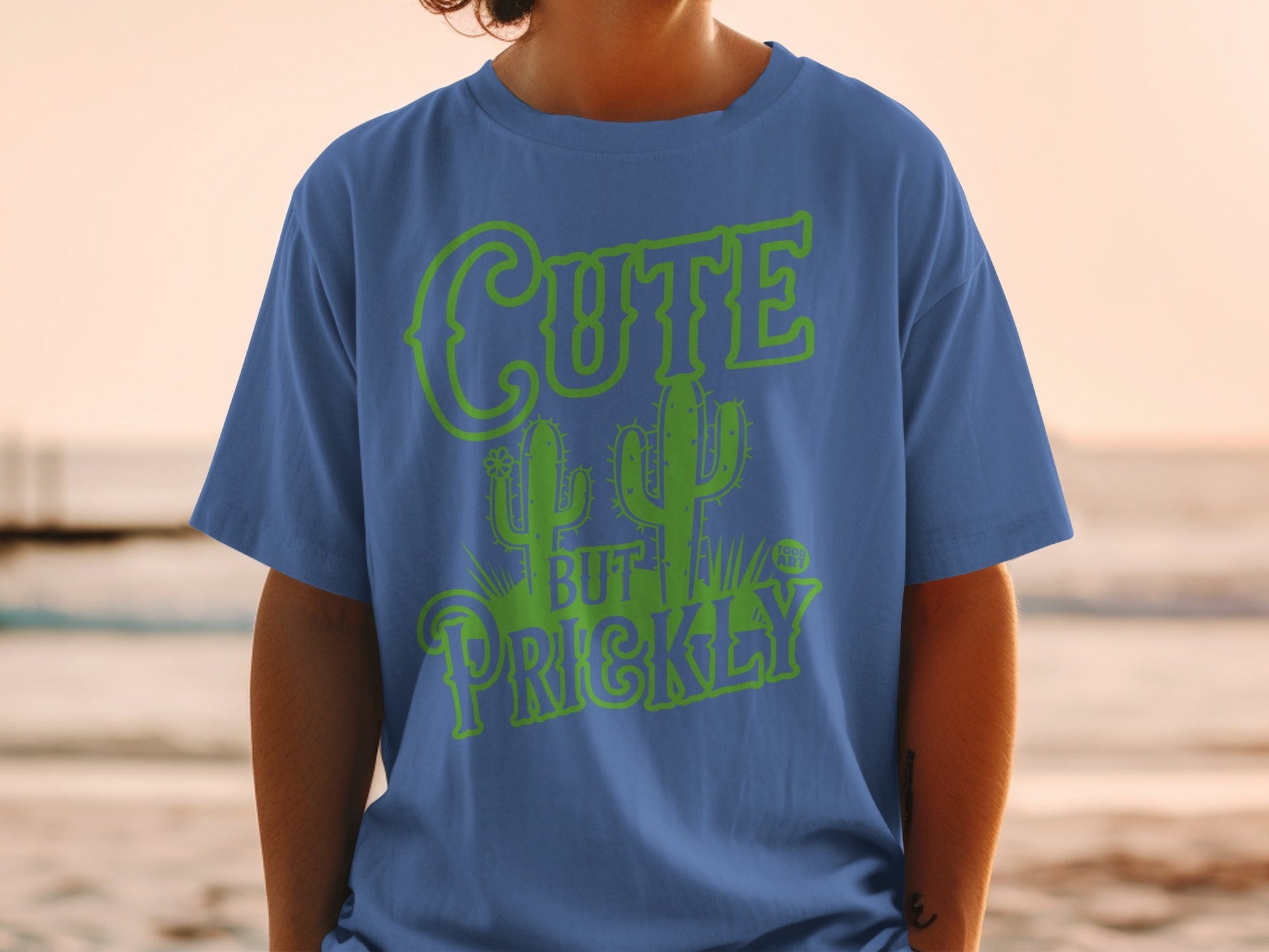 Cute But Prickly Cactus Graphic T-Shirt