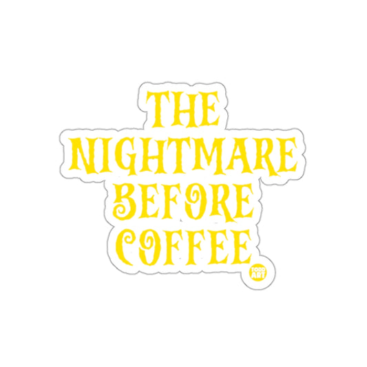 The Nightmare Before Coffee Graphic Sticker product