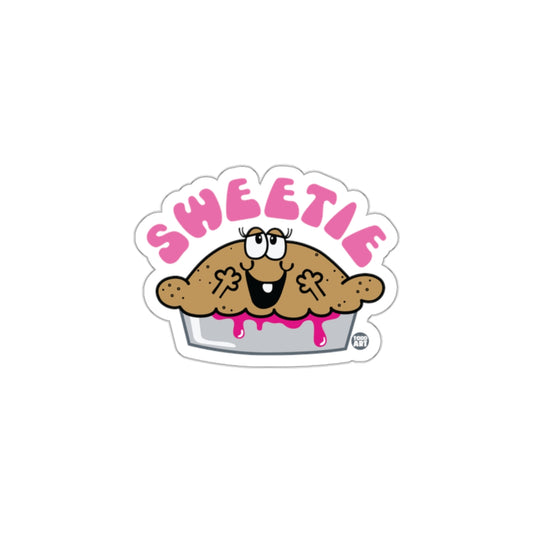 Funny Sweetie Pie with Glasses Sticker for Gifting