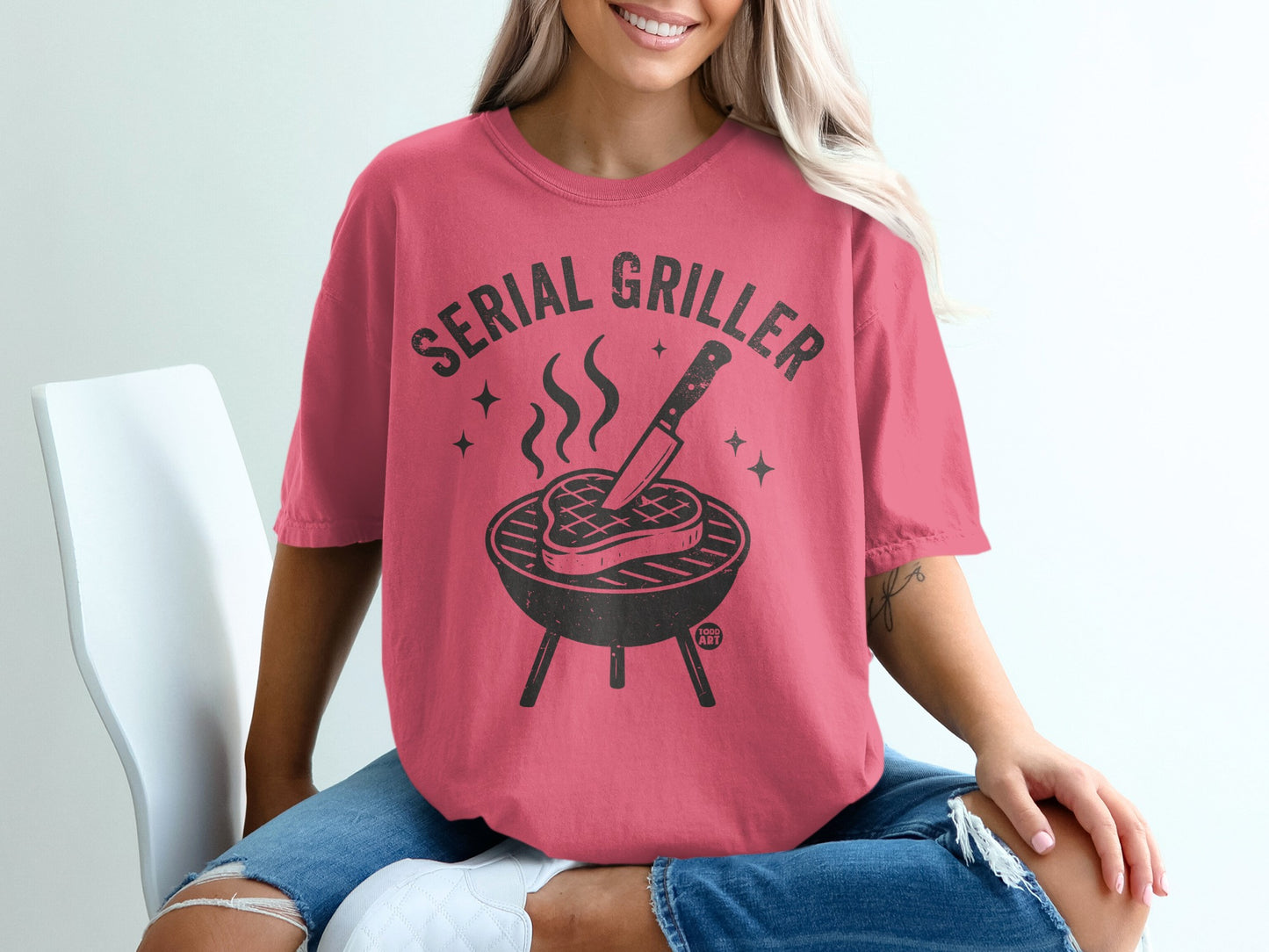 SERIAL GRILLER grill steak knife stars graphic product type