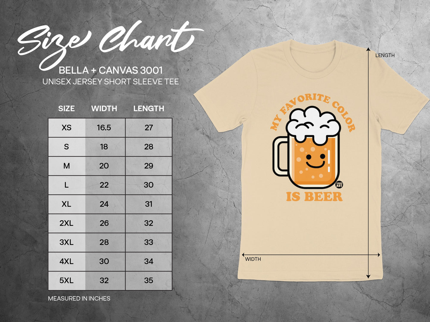 My Favorite Color Is Beer Short Sleeve Tee product type