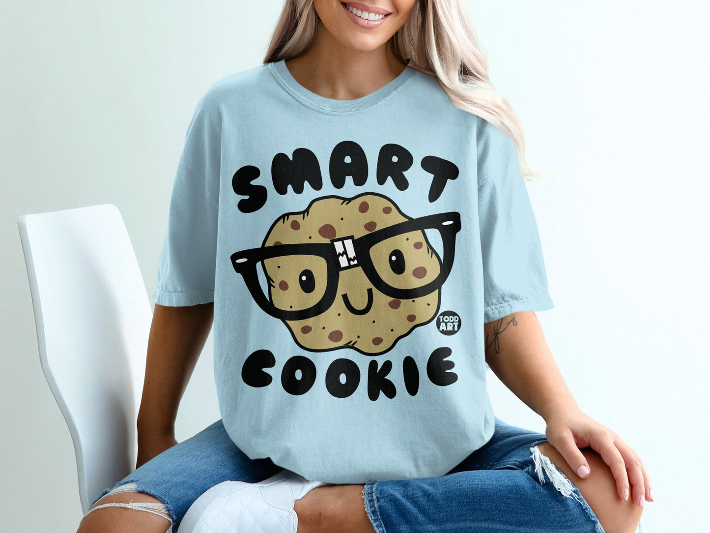 Smart Cookie Graphic Toddler Art Style Shirt
