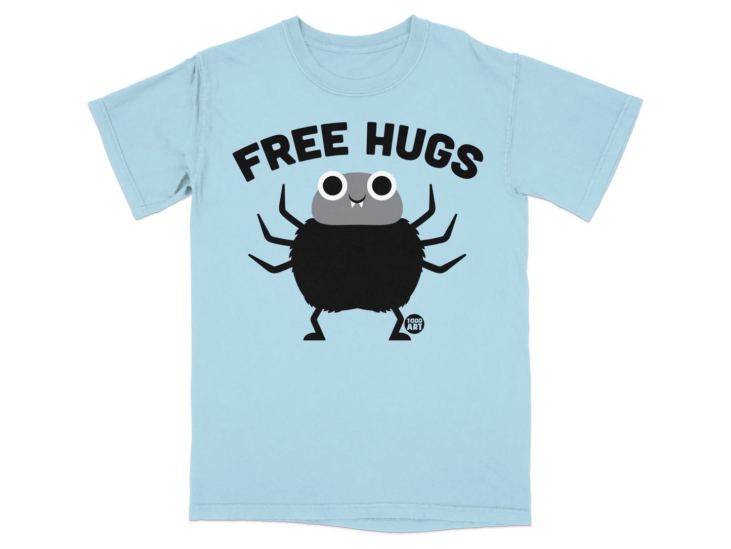 Free Hugs Cute Cartoon Spider T-Shirt Product