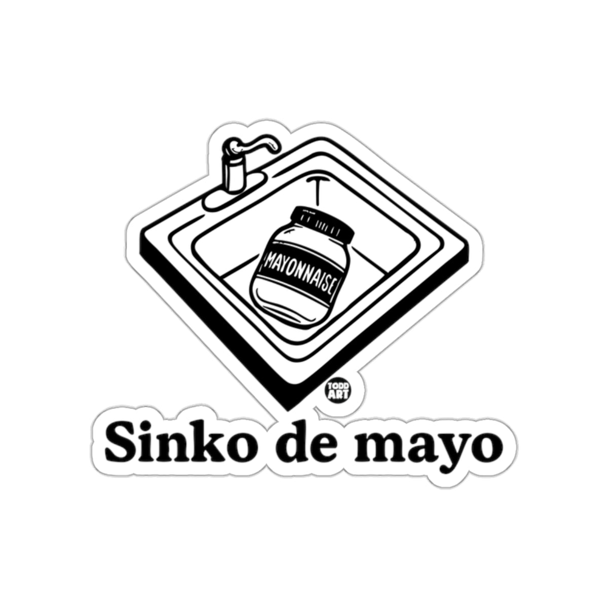 Sinko de Mayo Kitchen Meme Sticker Funny Decor Sticker