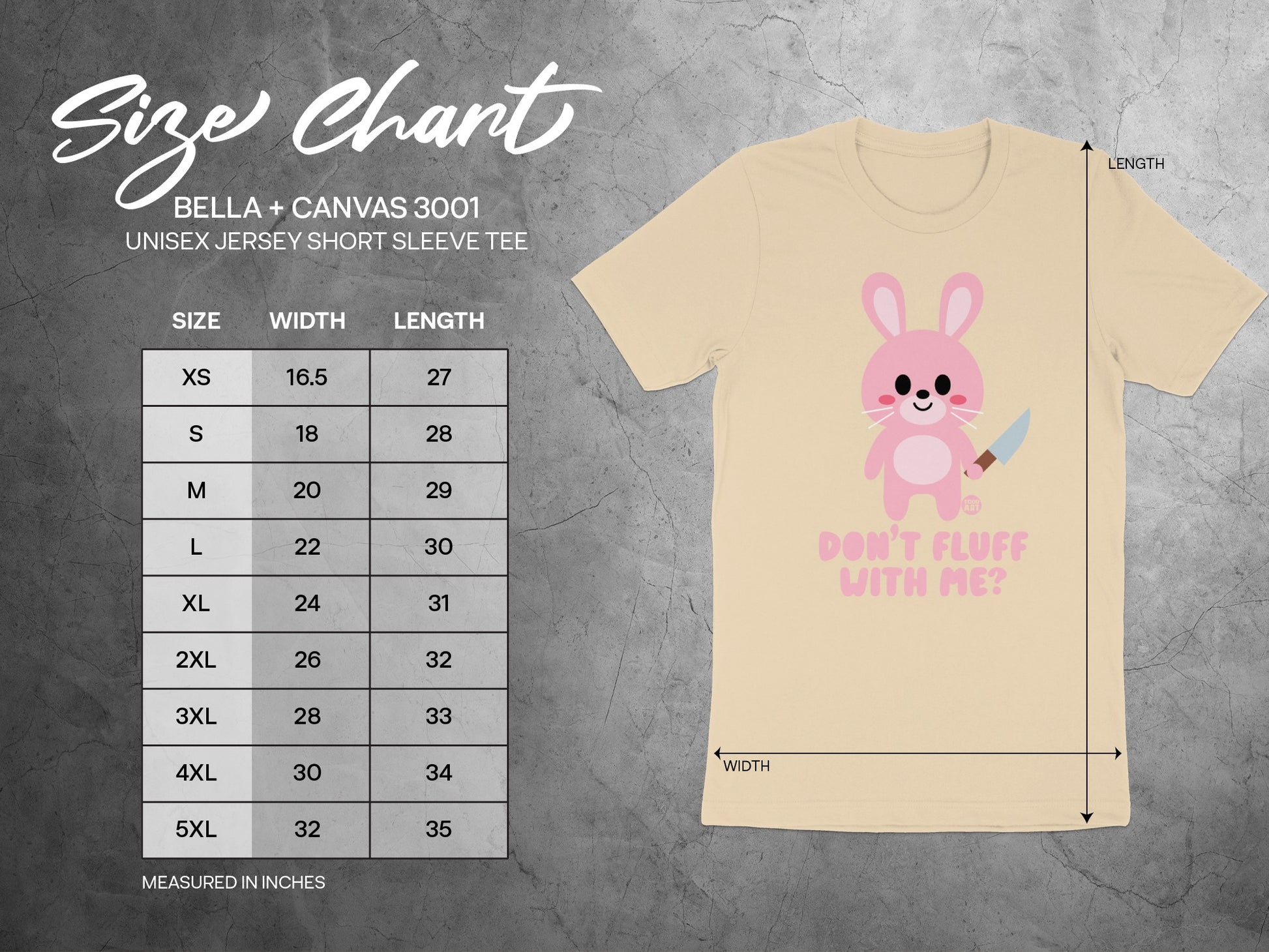 Don't Fluff With Me Pink Bunny Graphic Tee