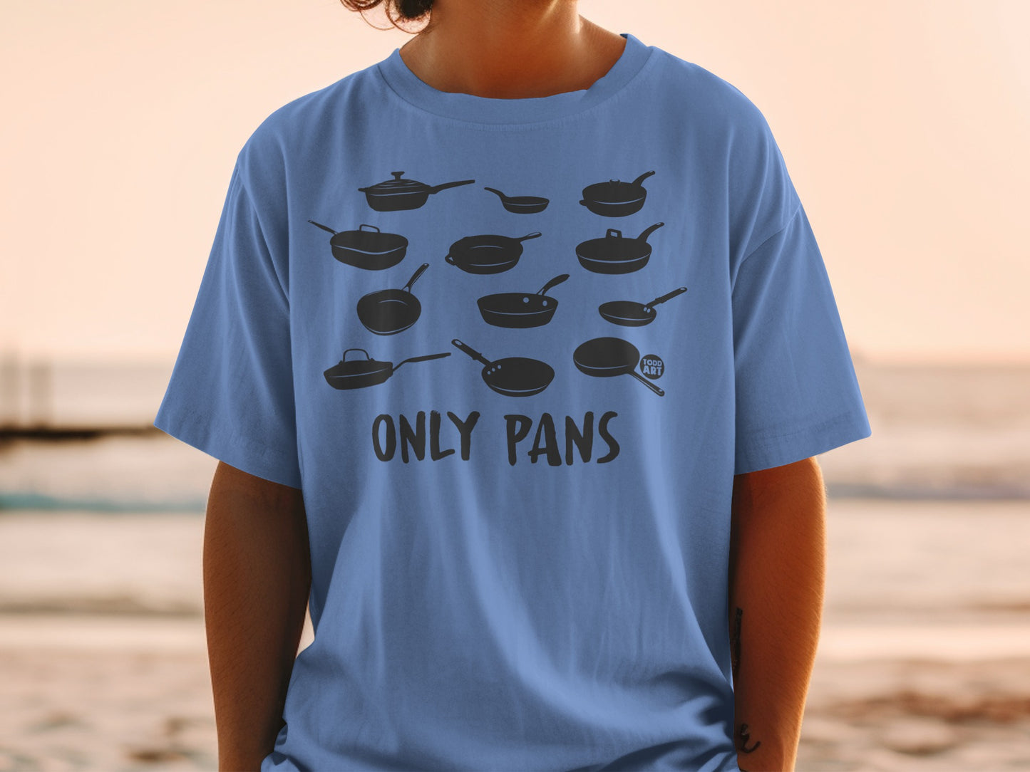ONLY PANS Kitchen Cookware Illustration Art product type