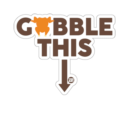 Gobble This Thanksgiving Turkey Down Arrow product type