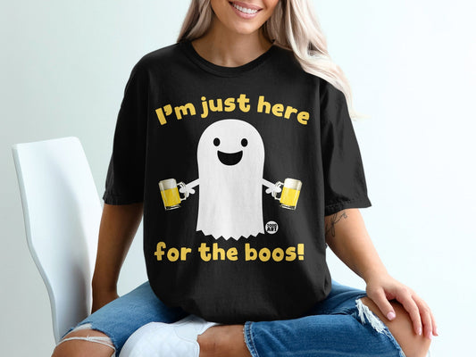 I'm Just Here for the Boos Ghost Graphic T-shirt