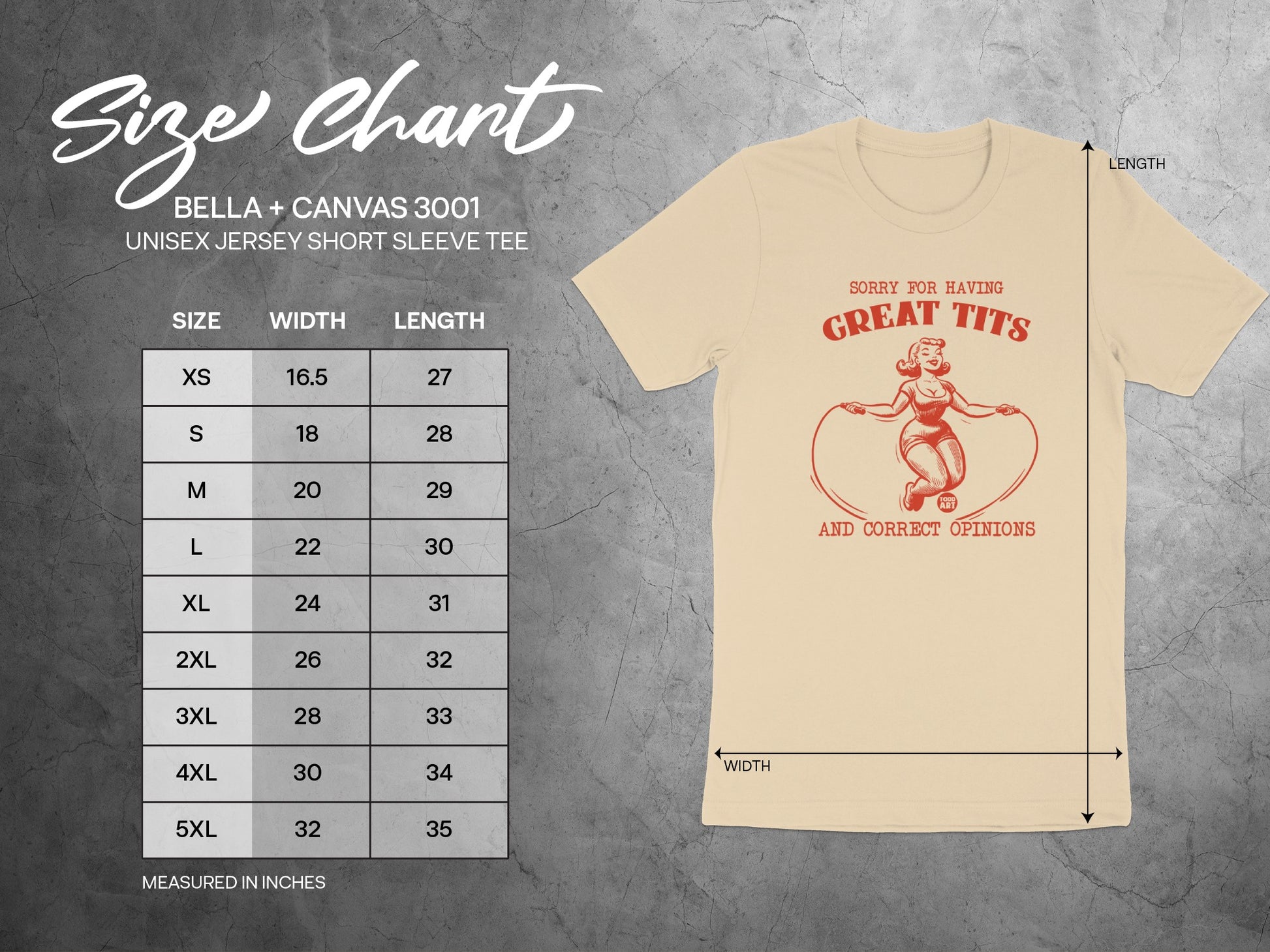 Sorry For Having Great Tits And Correct Opinions Tee