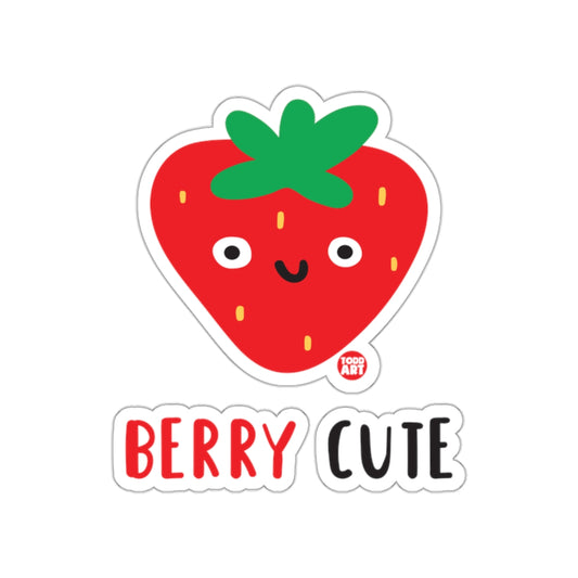 Cute Strawberry Cartoon Berry Cute Sticker
