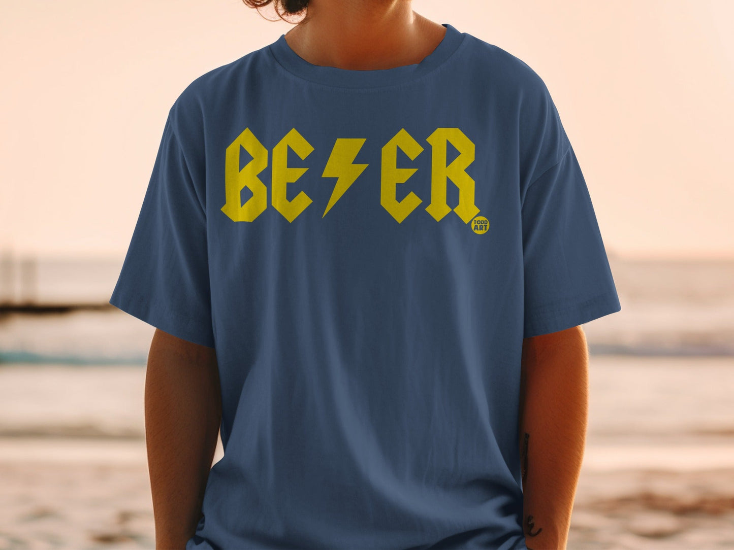 Unique Blue Bester Pattern Todd Art Graphic Shirt