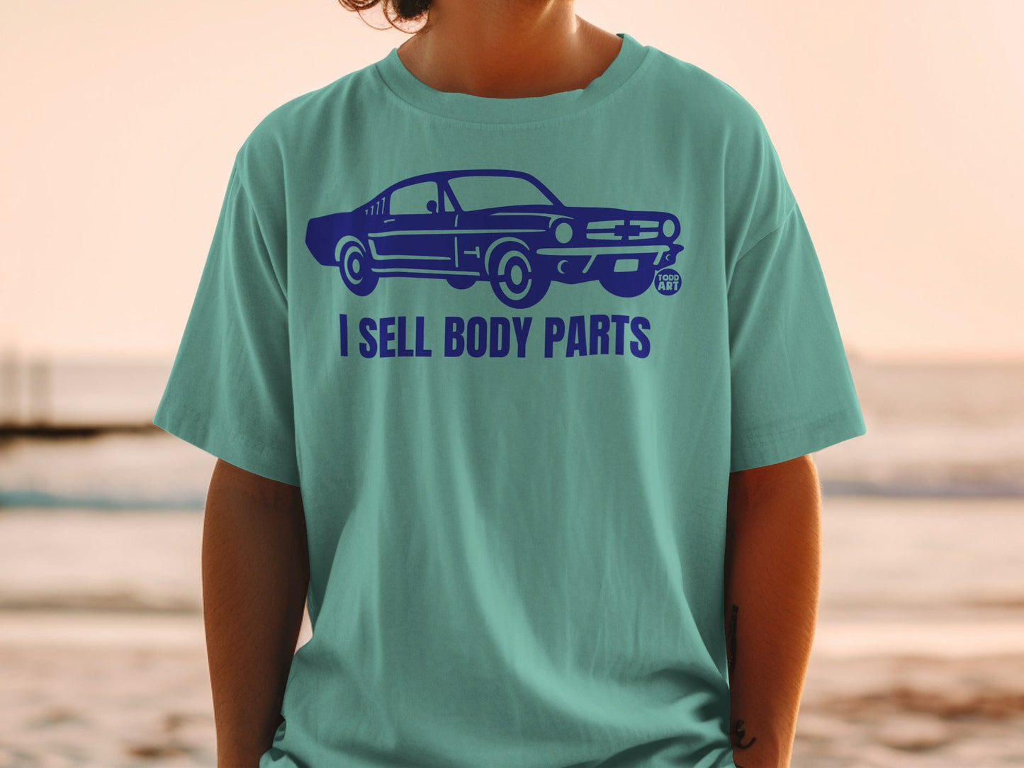 I Sell Body Parts Car Graphic Tee Shirt Product